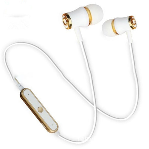 Gold Bluetooth Headphone