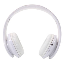 Load image into Gallery viewer, White Foldable Bluetooth Headset