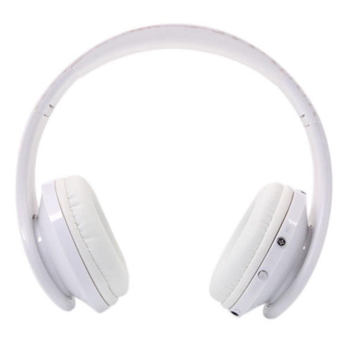 White Foldable Bluetooth Headset